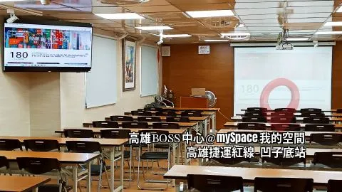 後排看投影幕與55吋液晶電視實際感受(未關燈)
