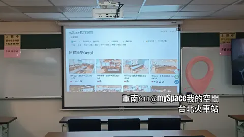 後排看投影幕實際感受(關前排燈)