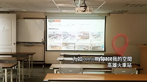 後排看投影幕實際感受(關前排燈)